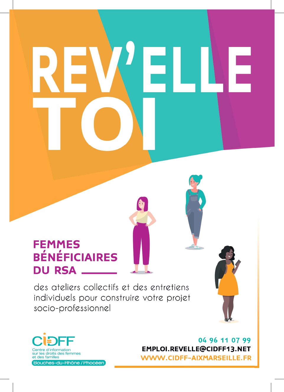 Rev'elle toi Flyer - CIDFF phocéen